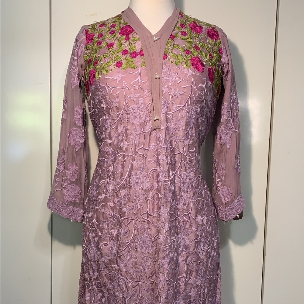 South Asian Kurta in Lavender